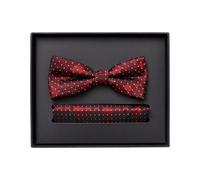 Fliege VENTI "VENTI Accessoires gemustert", Herren, rot, 100% Seide, Fliegen (42558508-0) rot