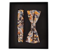 Fliege VENTI "VENTI Accessoires Print", Herren, orange (hellorange), 100% Baumwolle, Fliegen (12104215-0) hellorange