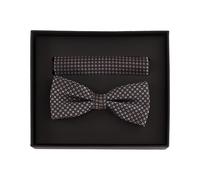 Fliege VENTI "VENTI Set aus Fliege und Einstecktuch gemustert", Herren, beige, 100% Seide, Fliegen (12914828-0) beige