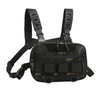 Fliegenfischer-Brustrucksack - Herren-Brustrucksack | Brusttasche Aus Oxford-Stoff Auf Der Rückseite Mit Großer Öffnung, Wander-Brusttasche, Tragbare, Bequeme, Multifunktionale Westentasche Für Damen,