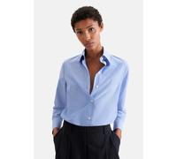 Fließende Hemdbluse aus Chiffon Blau 38 (60.853725-0012-38)