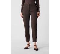 Fließende Hose mit schmalem Beinverlauf braun 36