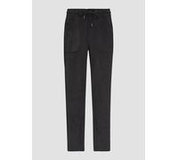 Fließende Jogpants aus Feincord 44 schwarz 2155212.9999.44