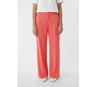 Fließende Marlenehose mit weitem Bein pink 48