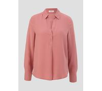 Fließende Viskosebluse 38 Orange