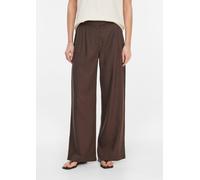Comma Hose Fließende Wide-Leg aus Leinenmix Violett Größe 40
