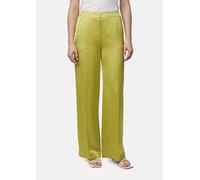 Fließende Wide-Leg-Hose aus Satin grün 34/LONG