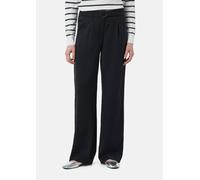 Fließende Wide-Leg-Hose mit Bindeband blau 36/REG