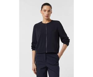 Fließender Blouson mit Eingrifftaschen blau 46