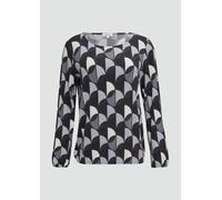 Fließendes Blusenshirt mit U-Boot-Ausschnitt 40 grau 2158702.98A2.40