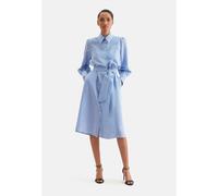 Fliessendes Hemdblusenkleid aus Viskose Mix Blau 40 (60.852827-0016-40)
