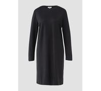 Fließendes Jersey-Kleid mit Schmucksteinen 34 schwarz 2175487.9999.34