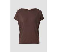 Fließendes Jersey-Shirt mit überschnittenen Schultern 40 braun 2179814.8942.40