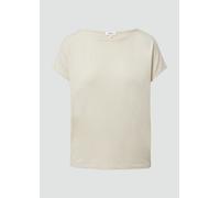 Fließendes Jersey-Shirt mit überschnittenen Schultern 40 creme 2166269.0750.40