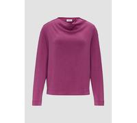 Fließendes Langarmshirt mit Wasserfall-Kragen 34 Rosa 2158522.4639.34