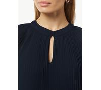 Fließendes Plissee-Kleid aus Chiffon blau 40