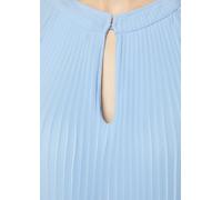 Fließendes Plissee-Kleid aus Chiffon blau 42