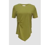 Fließendes T-Shirt mit Knotendetail 48 grün 2150904.7774.48