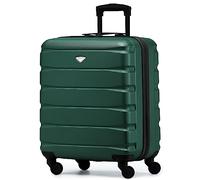 Flight Knight Leichte 4-Rad-ABS-Hartschalenkoffer, Handgepack, zugelassen fur Fluggesellschaften, einschließlich British Airways, und maximale Große fur easyJet, große Handgepacktasche 56x45x25 cm