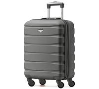 Flight Knight Leichte 4-Rad-ABS-Hartschalenkoffer Handgepack, zugelassen fur uber 35 Fluggesellschaften, einschließlich British Airways, easyJet und maximale Große fur Lufthansa 55 x 40 x 23 cm