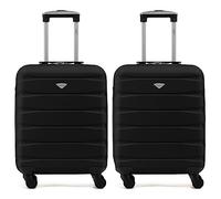 Flight Knight Leichte 4-Rad-abs-hartschalenkoffer Handgepack, Zugelassen Fur Uber 35 Fluggesellschaften, Einschließlich Easyjet, Maximale Große Fur KLM Und Air France 55x35x25cm