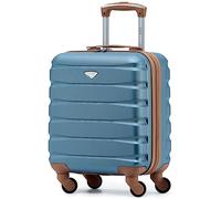 Flight Knight Leichtes, starres ABS-Handgepack mit 4 Radern, zugelassen fur uber 100 Fluggesellschaften, darunter Air France, Ryanair und easyJet, 45x36x20cm
