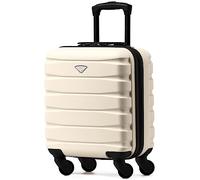 Flight Knight Leichtes, starres ABS-Handgepack mit 4 Radern, zugelassen fur uber 100 Fluggesellschaften, darunter Air France, Ryanair und easyJet, 45x36x20cm