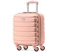 Flight Knight Lightweight 4 Wheel ABS Hard Case Suitcases Cabin Carry On Hand Luggage Approved for Over 100 Airlines Including British Airways, Ryanair & easyJet Approved Free Carry On 45x36x20cm