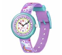 Flik Flak Mädchenuhr Datum Quarz mit Stoffarmband - FBNP033