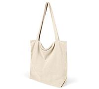 Flintronic Cord Tasche Damen Umhängetasche mit Reißverschluss, Handtasche Damen, Groß Tote Bag Shopper, Handtasche Schultertaschen Einkaufstasche, Tragetasche für Arbeit Reisen Einkaufen Schule Alltag