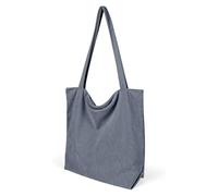 Flintronic Cord Tasche Damen Umhängetasche mit Reißverschluss, Handtasche Damen, Groß Tote Bag Shopper, Handtasche Schultertaschen Einkaufstasche, Tragetasche für Arbeit Reisen Einkaufen Schule Alltag
