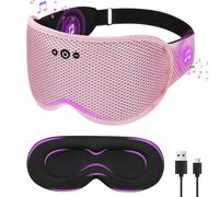 flintronic Schlafmaske mit Kopfhörer Bluetooth V5.4, Schlafkopfhörer Bluetooth, Kabellose Schlaf Kopfhörer mit HD Stereo Lautsprecher für Schlafen, Schlaflosigkeit, Reisen, Yoga, Meditation