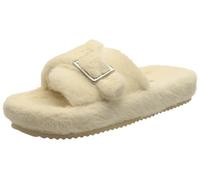 flip*flop Damen furbuckle Hausschuh, Soft beige, 41 EU