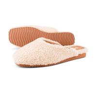 flip*flop Damen Hausschuh fina*Teddy, beige, Größe 38 EU
