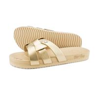 flip*flop Damen Hausschuh toscany, Gold, Größe 40 EU