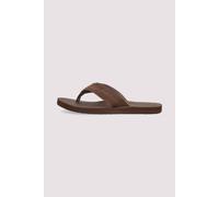 Strandschuh MARC O'POLO "mit Rindlederriemen", Herren, Gr. 41, schwarz braun, Obermaterial: 60% Leder, 40% Polyester, unifarben, Schuhe Strandschuh (49330651-41) schwarz braun
