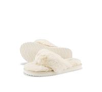 flip*flop original*fur 2 Damen Sandalen Perlweiß, Größe 41 EU