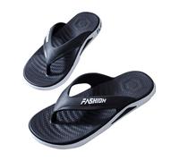 Flip Flops Herren Zehentrenner rutschfeste Zehensandalen Sandalen Breite FüßE Badelatschen Sommerschuhe Hausschuhe Badeschlappen Badepantoletten Flipflops Strandschuhe Pantoffeln