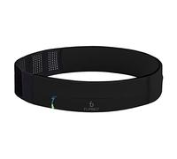 FlipBelt Adjustable Zipper - Verstellbarer Laufgürtel für Handy & kleines Zubehör - Sport-Bauchtasche für Damen und Herren - Schwarz