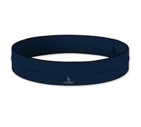 FlipBelt Classic - Laufgürtel für Handy & kleines Zubehör - Sport-Bauchtasche für Damen und Herren - XS - Mitternachtsblau