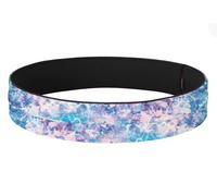 FlipBelt Klassischer Laufgürtel für Handy und kleines Zubehör, Übungs-Hüfttasche für Damen und Herren, XL, Ocean Bloom