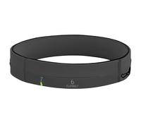 FlipBelt Zipper - Laufgürtel für Handy & kleines Zubehör - Sport-Bauchtasche für Damen und Herren - L - Anthrazit