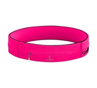 FlipBelt Zipper - Laufgürtel für Handy & kleines Zubehör - Sport-Bauchtasche für Damen und Herren - L - Rosa (Hot Pink)