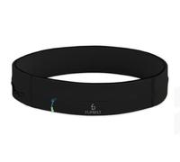FlipBelt Zipper - Laufgürtel für Handy & kleines Zubehör - Sport-Bauchtasche für Damen und Herren - XXL - Schwarz