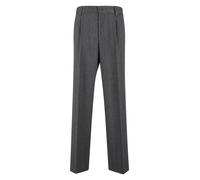HUGO Modern-Fit Hose aus Fischgrätgewebe - Style Flips251X, 50570179 Dunkelgrau 48