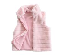 Flodxo Kunstpelz Weste Damen Ärmellos Elegante Pelzweste Plus Size Flauschige Bodywarmer Lässige Leichte Jacken Mäntel Gemütliche Fleece Weste Mit Reißverschluss Warme Westen Und Bodywarmer, rose, XL