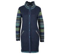 Flomax - Women's Oversize Mantel Rosalia - Wolljacke, Gr. S-M 36/38, blau (Nachtblau/Jeans)