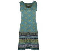 Flomax - Women's Trägerkleid Weit Hedda - Kleid, Gr. XL, türkis (Türkis/Farn)