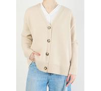 FLONA Cardigan & Strickjacke in beige in Größe: L für Damen