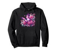 Floral Frühling Blume Schmetterling Damen Pullover Hoodie